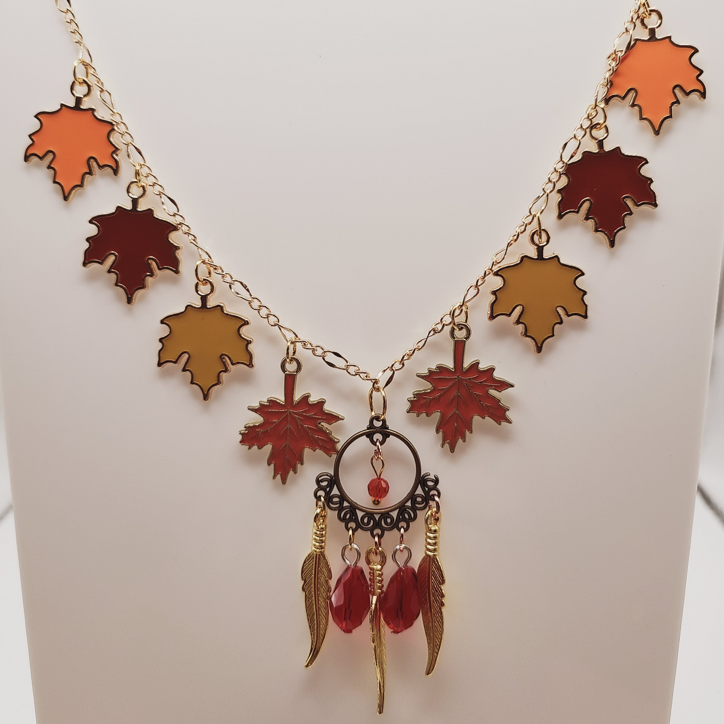 Maple Leaves and Feathers