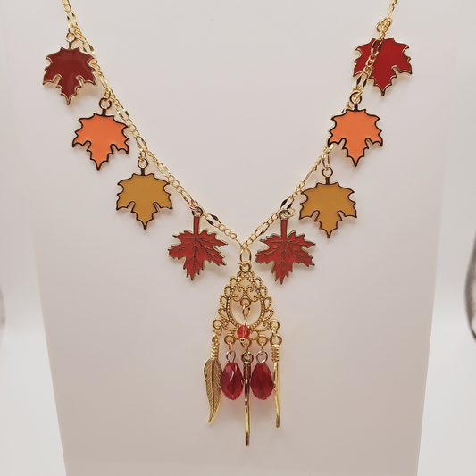 Maple Leaves and Feathers Fancy